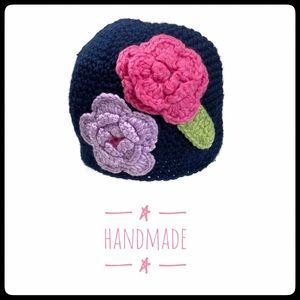 New crochet floral hat